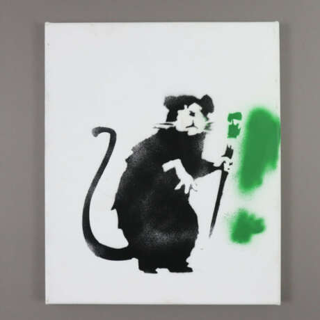 Banksy (*1974 Bristol, nach) - "Brush Rat", 2015, … - Foto 5