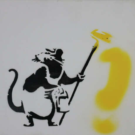 Banksy (*1974 Bristol, nach) - "Painting Rat", 201… - Foto 2