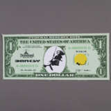 Banksy - "Dismal 1 Dollar Canvas" mit "Swing Girl"… - Foto 2