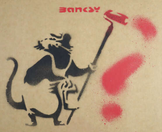 Banksy (*1974 Bristol, nach) - "Painting Rat", 201… - Foto 1
