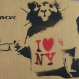 Banksy (*1974 Bristol, nach) - "I Love NY Rat", 20… - photo 1