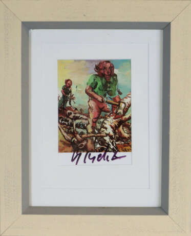 Baselitz, Georg (*1938) - "Portrait E50, heimlich"… - photo 2