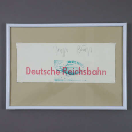 Beuys, Joseph (1921 Krefeld - 1986 Düsseldorf) - "… - фото 3
