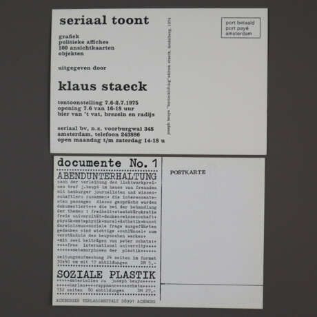 Beuys, Joseph (1921 Krefeld - 1986 Düsseldorf) - Z… - photo 5