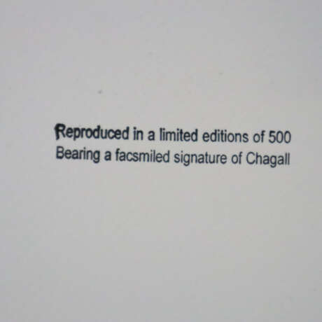Chagall, Marc (1887 Peskowatik - 1985 Saint-Paul-d… - photo 3