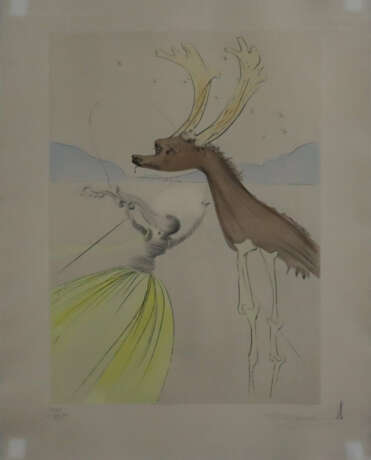 Dalí, Salvador (1904-1989) - "Naftali“, Blatt aus … - photo 1