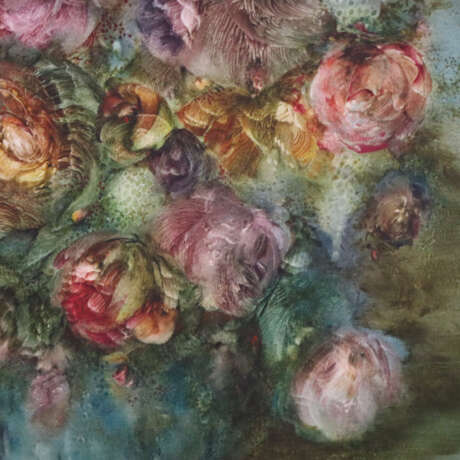 Hudecek, Emy (*1937 Österreich) - Blumenkompositio… - photo 4