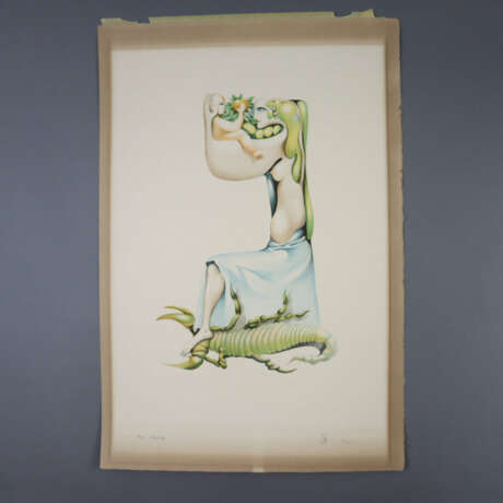 Perahim, Jules (1914-2008) - Buchstabe „Nun“ / Mys… - фото 7