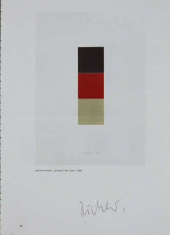 Richter, Gerhard (*1932 Dresden) - "Schwarz. Rot, … - фото 1