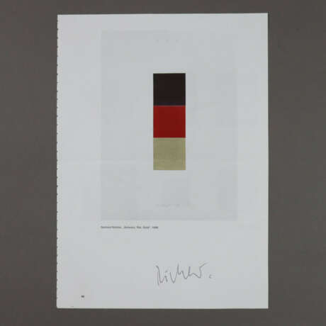 Richter, Gerhard (*1932 Dresden) - "Schwarz. Rot, … - фото 3