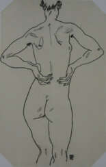 Schiele, Egon (Tulln 1890 - Wien 1918) - "Egon Sch…