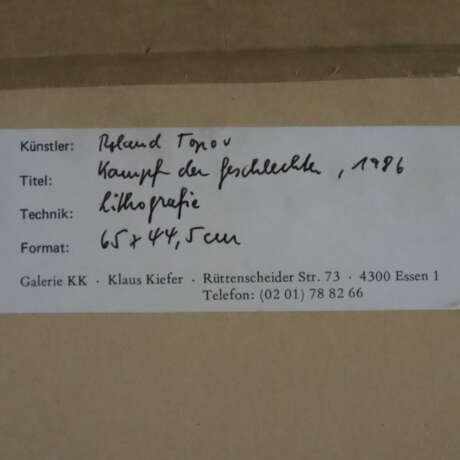 Topor, Roland (1938 -Paris- 1997) - 'Fatidik et Op… - photo 5