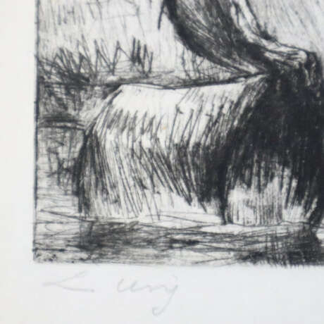 Ury, Lesser (1861-1931) - Wasserschöpfende Bäuerin… - photo 4