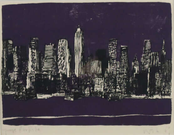 Wetli, Hugo (1916 Bern - 1972 New York) - Skyline … - фото 1