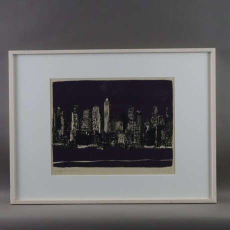 Wetli, Hugo (1916 Bern - 1972 New York) - Skyline … - фото 8