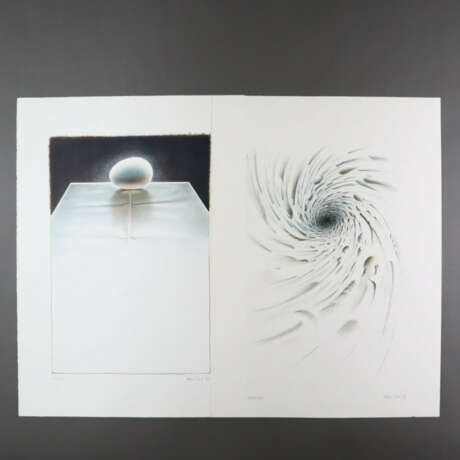 Konvolut zeitgenössische Kunst - 6 Blätter, dabei … - фото 2