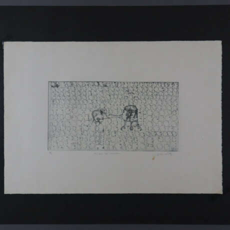 Konvolut zeitgenössische Kunst - 6 Blätter, dabei … - фото 3