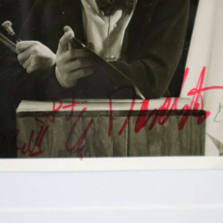 Porträt von Georg Baselitz (*1938) - schwarz/weiße… - фото 3