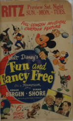 Disney - Poster "Fun and Fancy Free", farbiges Kar…