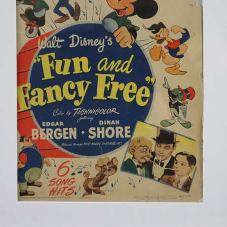 Disney - Poster "Fun and Fancy Free", farbiges Kar… - Foto 3