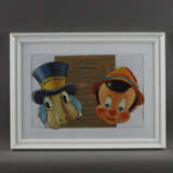 Disney - Zwei Pinocchio-Werbemasken "Pinocchio und… - photo 2