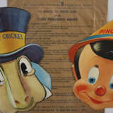 Disney - Zwei Pinocchio-Werbemasken "Pinocchio und… - photo 5