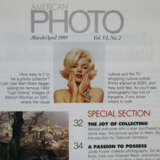 American Photo Magazine mit Autogramm von Bert Ste… - photo 3