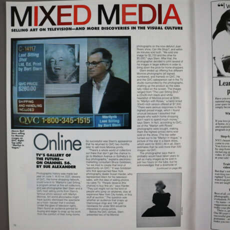 American Photo Magazine mit Autogramm von Bert Ste… - photo 4