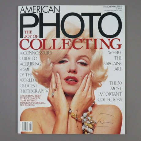 American Photo Magazine mit Autogramm von Bert Ste… - photo 5