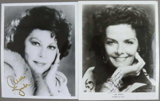 Zwei Autogramme Ava Gardner / Jane Russel - Zwei s… - photo 1