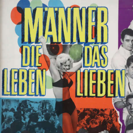 Filmplakat - "MÄNNER DIE DAS LEBEN LIEBEN" (Englis… - Foto 3