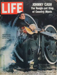 Johnny Cash - handsignierte LIFE-Ausgabe vom 21. N…