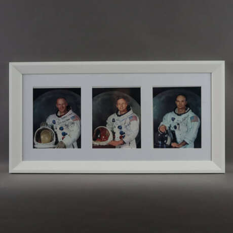 APOLLO XI - Set von drei Autogrammen, eigenhändig … - Foto 9