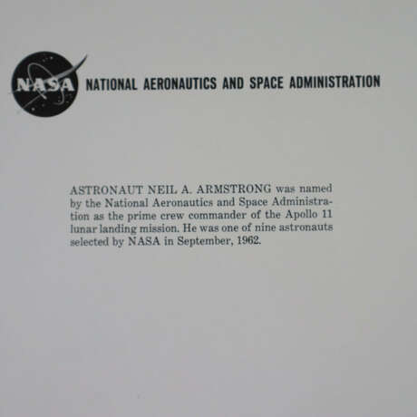 APOLLO XI - Autogramm Neil A. Armstrong (1930-2012… - Foto 3
