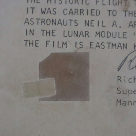 APOLLO XI - Filmstreifen des Eastman Kodak Type 34… - photo 2