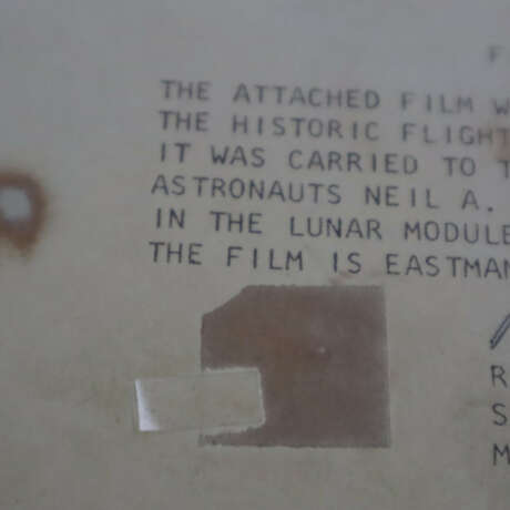 APOLLO XI - Filmstreifen des Eastman Kodak Type 34… - photo 3
