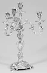 Prächtige Girandole im Rokoko-Stil Sterlingsilber,…