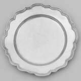 Kleiner Barock-Teller Silber. Runde Form. Vertieft… - photo 1