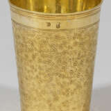 Seltener Barock-Schlangenhautbecher Silber, voll v… - photo 1