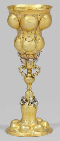 Kleiner Nürnberger Buckelpokal Silber, vergoldet. … - photo 1