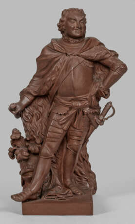 Seltene Meissen Figur "August der Starke im Deutsc… - Foto 1