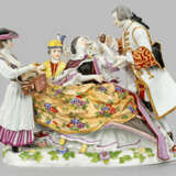 Meissen Figurengruppe "Der Herzdosenverkauf". Orig… - photo 1