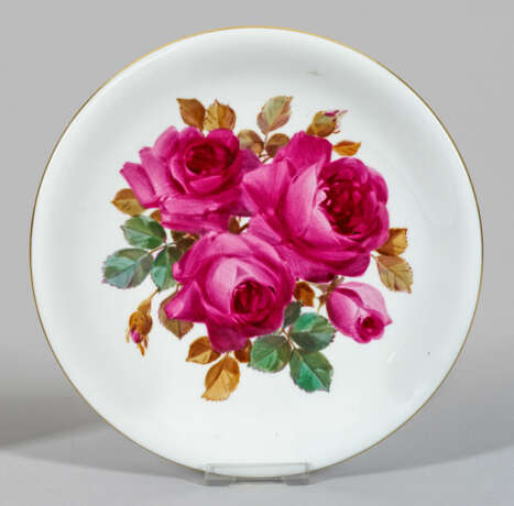 Zierteller mit Rosendekor in der Art von Prof. … - photo 1