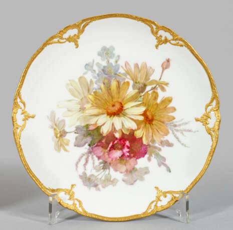 Dessertteller mit Blumendekor Runde, leicht vertie… - фото 1
