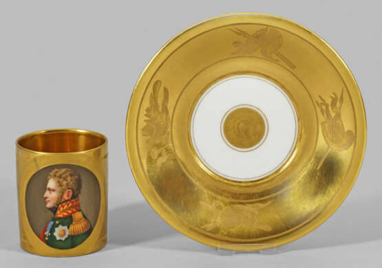 Prächtige Sèvres Empire-Tasse mit Porträt von Z… - Foto 1