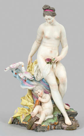 "Venus mit Cupido und Taubenpaar". Originaltitel A… - photo 1