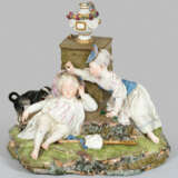 Figurengruppe "Der bekränzte Schäfer". Originaltit… - Foto 1