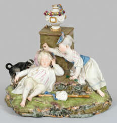 Figurengruppe "Der bekränzte Schäfer". Originaltit…