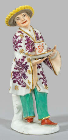 Seltene Figur "Chinese mit Tablett" von Meissen Au… - фото 1