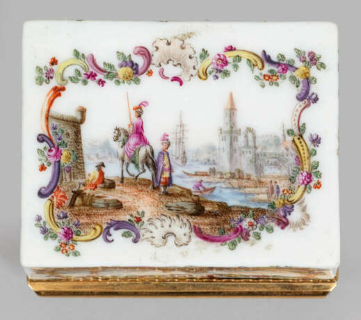 Außergewöhnliche Meissen Tabatiere mit sächsischen… - фото 4